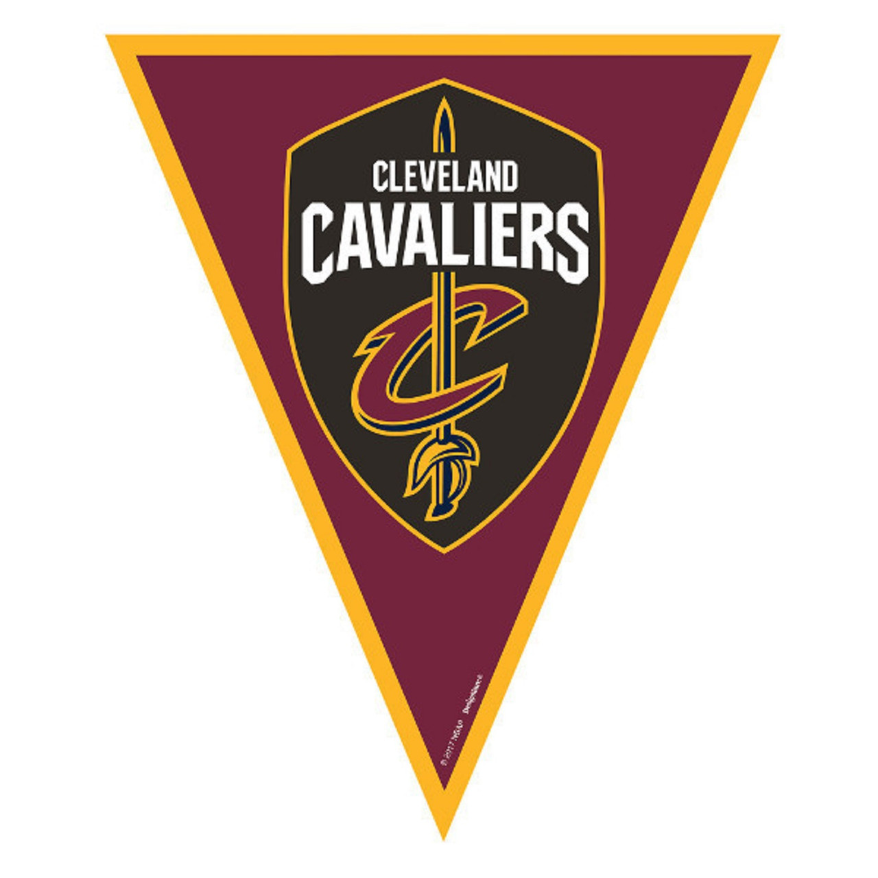 Cleveland Cavaliers Sports NBA Basketball Party Decoration Pennant Flag  Banner