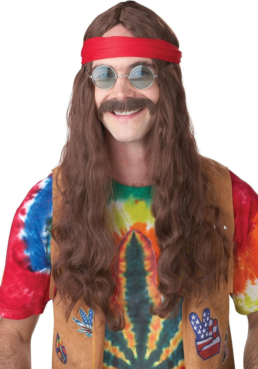 Forum Novelties Hippie Dude Plus Size Men's Costume, Plus Size
