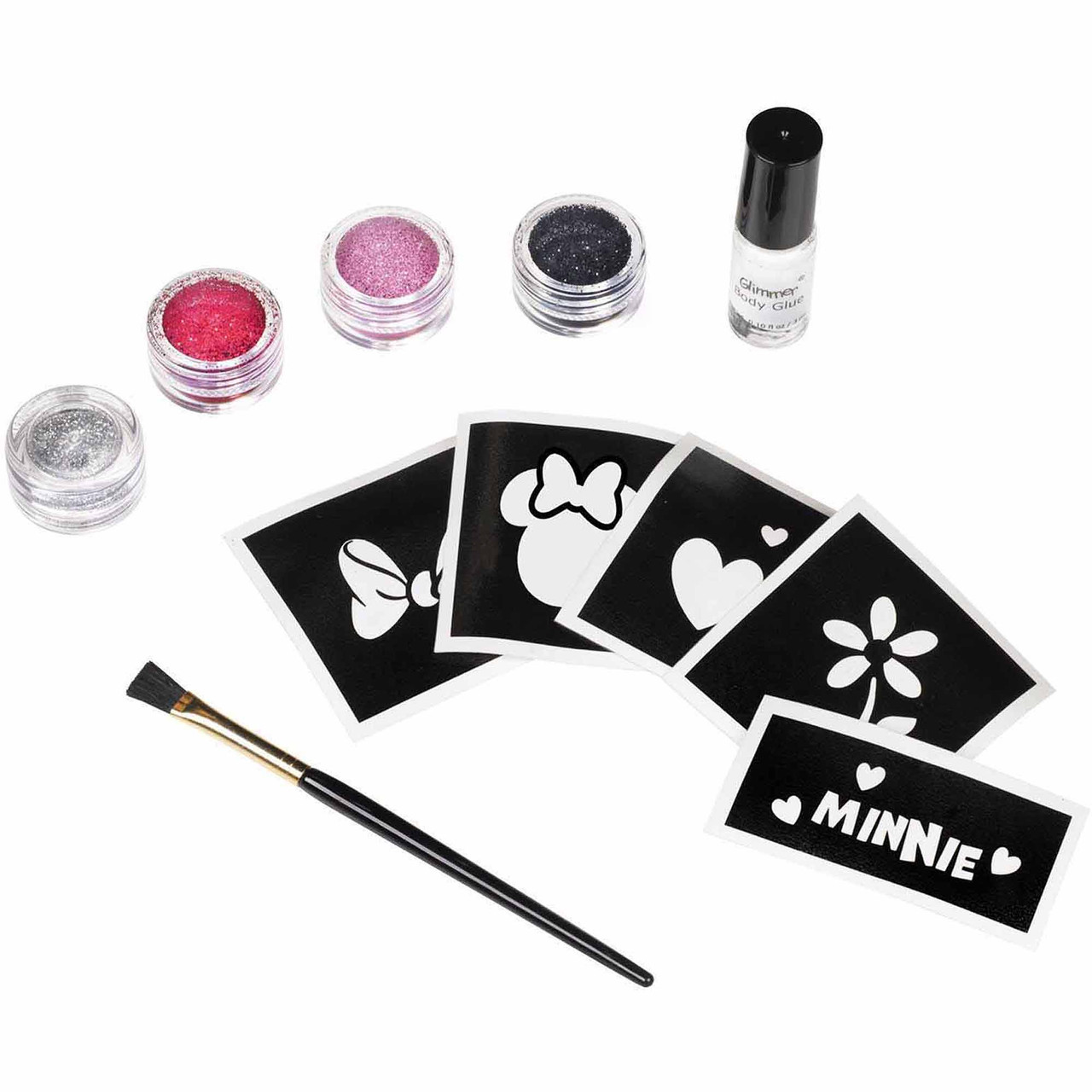 Glitter Tattoo GLAM ROCK Stencil Set w Design Sheets - The Paint and Party  Place