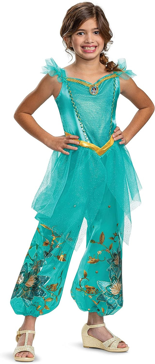 Jasmine Deluxe Disney Princess Child Costume - Parties Plus