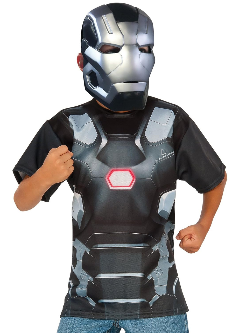 Rubie's Captain America Deluxe Kinderkostüm – Inkl. Overall, Handschuhe & Maske, Größen XXS-L