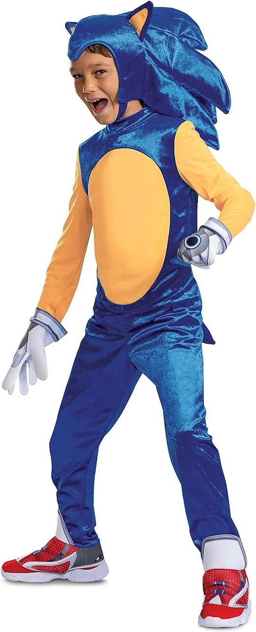 Who Played Sonic In Sonic 2sonic The Hedgehog Cosplay Costume For Kids -  Halloween Party Outfit