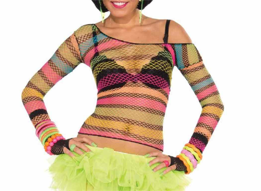 fishnet dance top