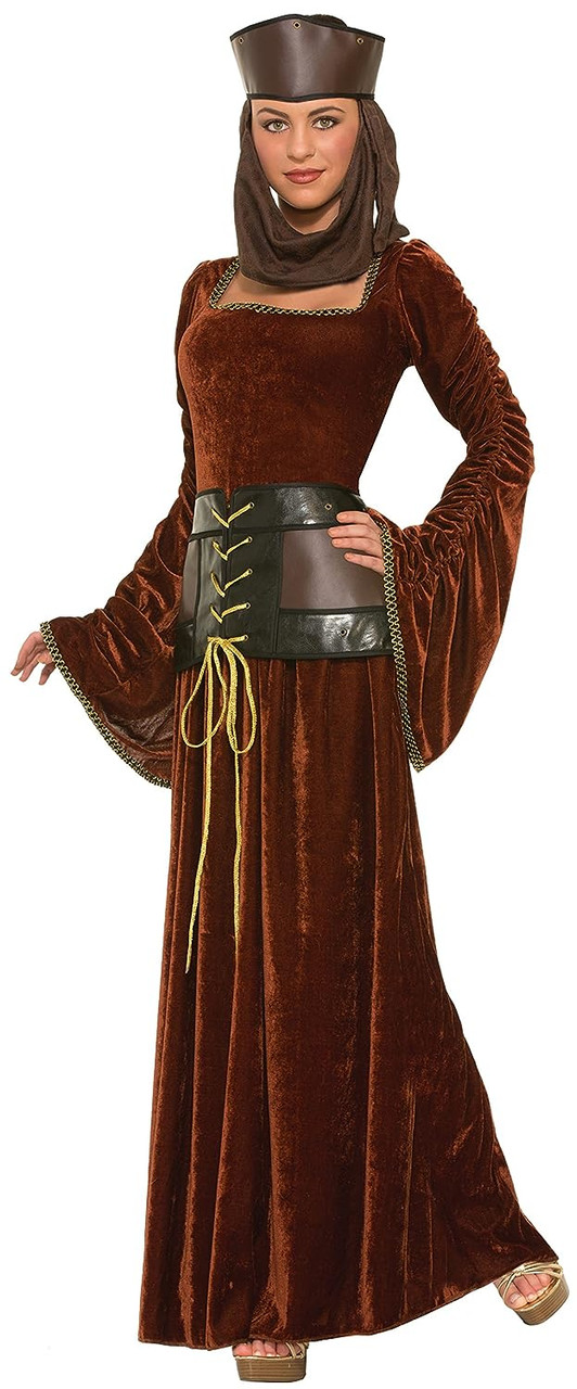 Medieval Lady Queen Princess Renaissance Fancy Dress Halloween Adult Costume  - Parties Plus