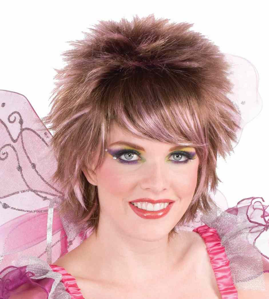 Pixie Wig Fantasy Fairies Short Spike Halloween Adult Costume Accessory ...