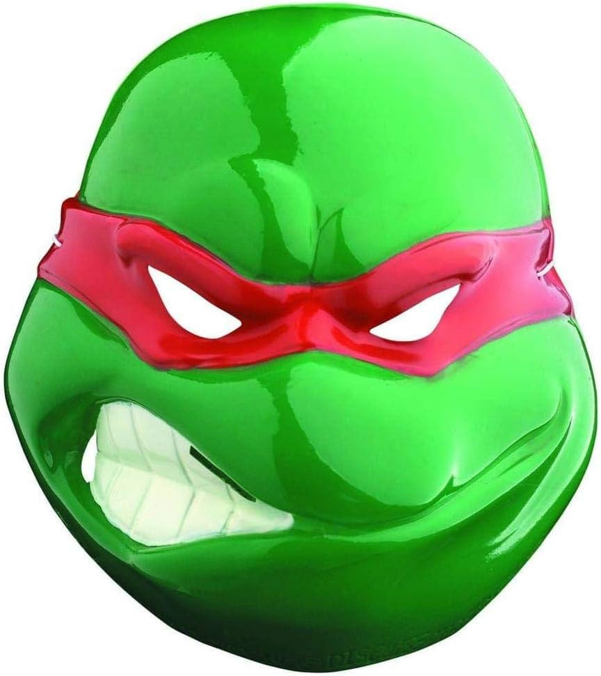 Raphael Plastic Mask Teenage Mutant Ninja Turtles Halloween Costume ...