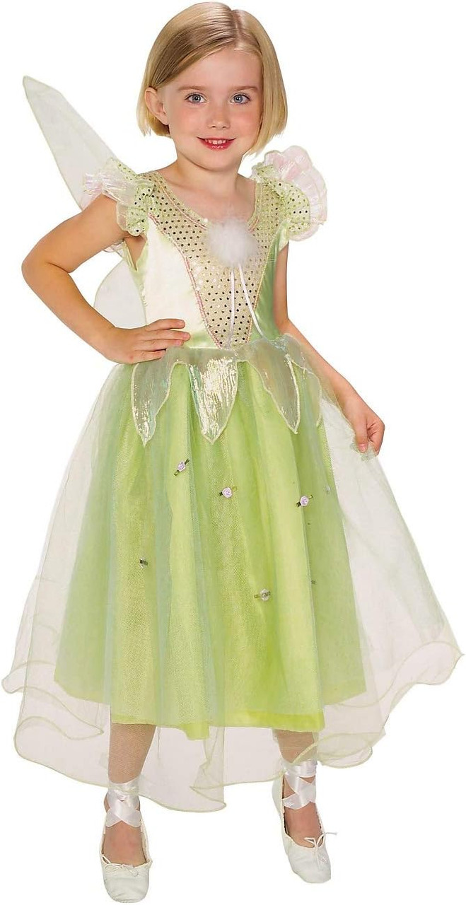 green emerald velvet dress Amazon.com: Disney Tinker Bell Costume Dress for Women main image 1