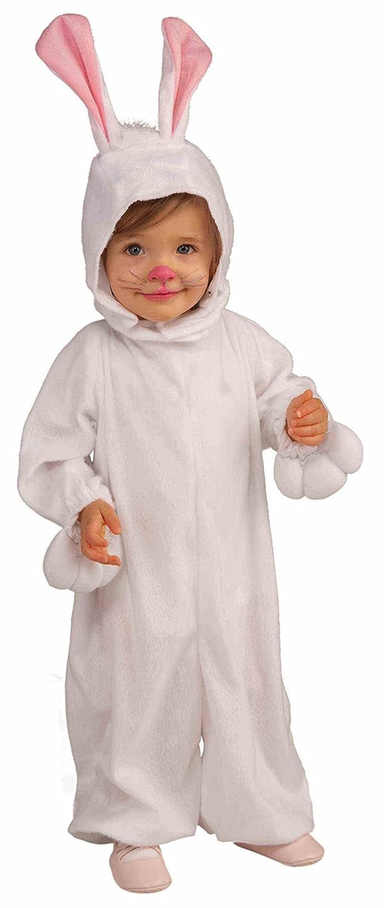 Bunny Rabbit White Animal Easter Fancy Dress Up Halloween Child