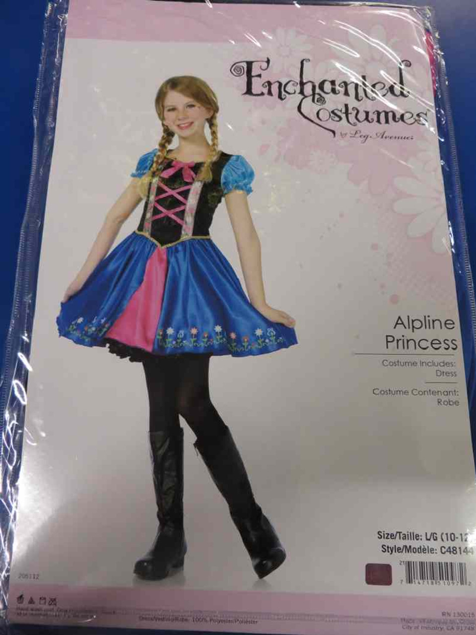 Alpine Princess Anna Frozen Movie Fancy Dress Halloween Toddler