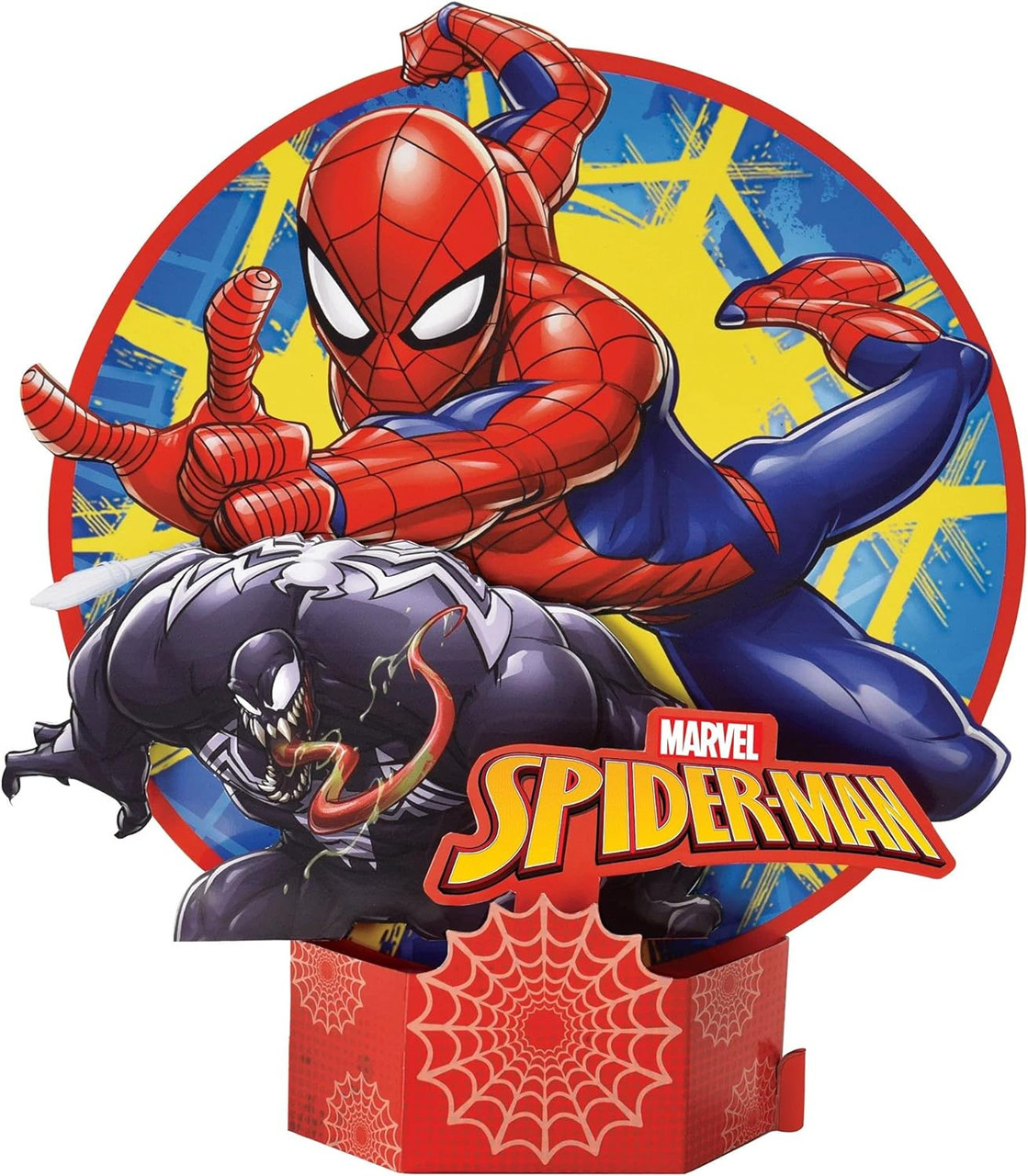 Spider Man Webbed Wonder Plastic Table Cover ~ Boys Birthday Party  Decoration