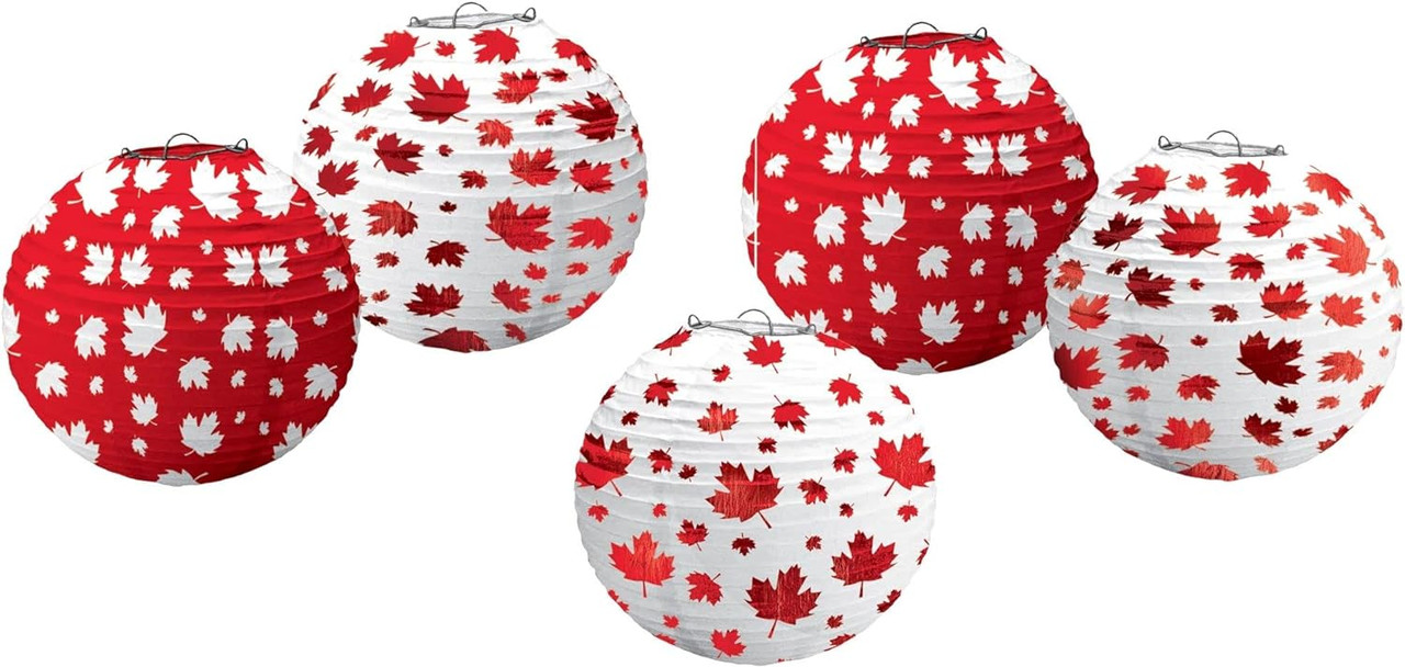 Canada Day Canadian Flag Patriotic Theme Party Decoration Mini Paper
