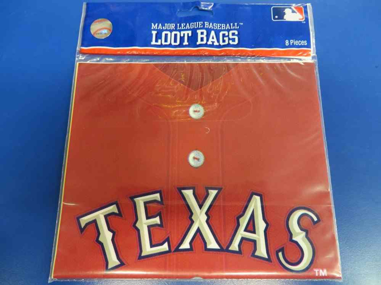 MLB Texas Rangers Loot Bags Parties Plus