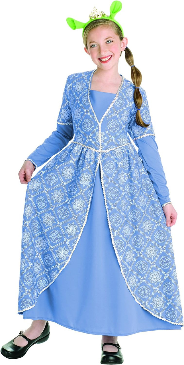fiona shrek blue dress Shrek 2 Fairy Godmother Women Blue Dress Cosplay Costume Outfits Hallo –  TrendsinCosplay