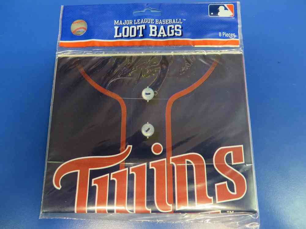 MLB Minnesota Twins Loot Bags - Parties Plus