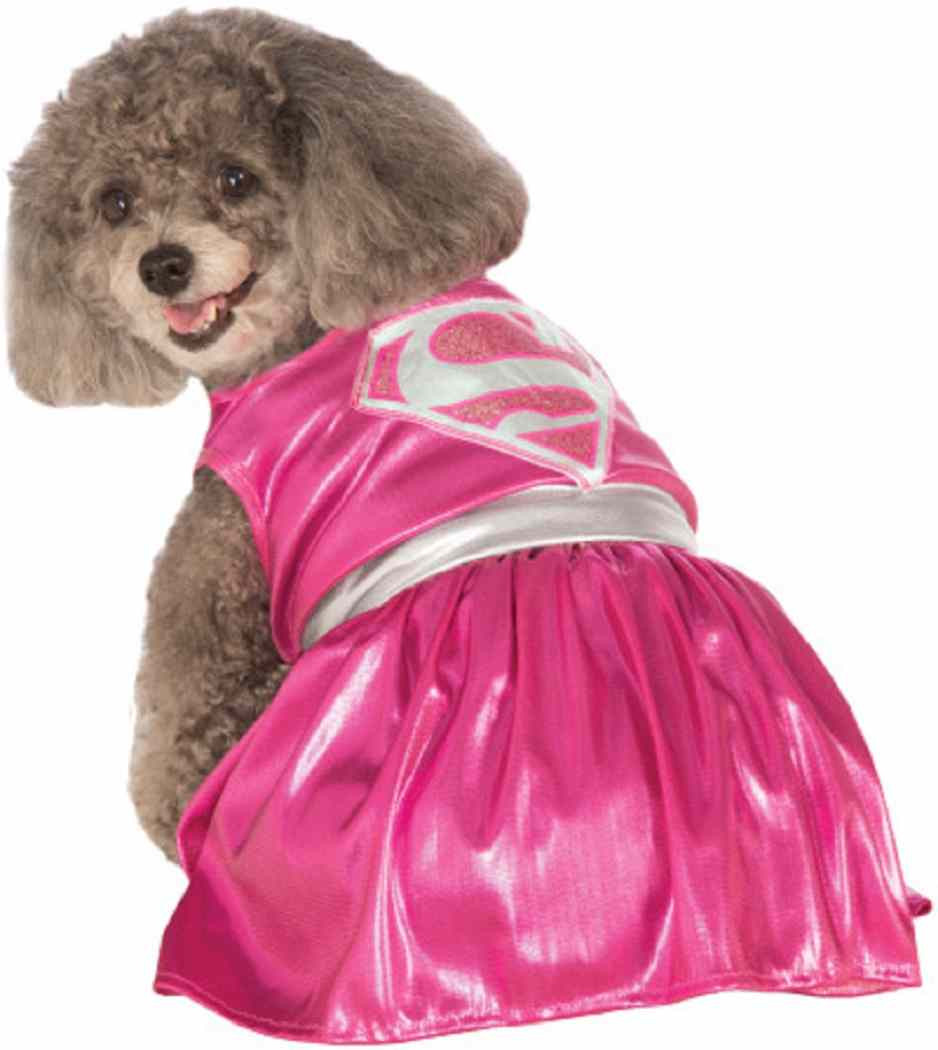 pink supergirl dress Amscan 9906736 Child Girls Pink Supergirl Warner Bros Fancy Dress Costume (Age: 8-10 Years)