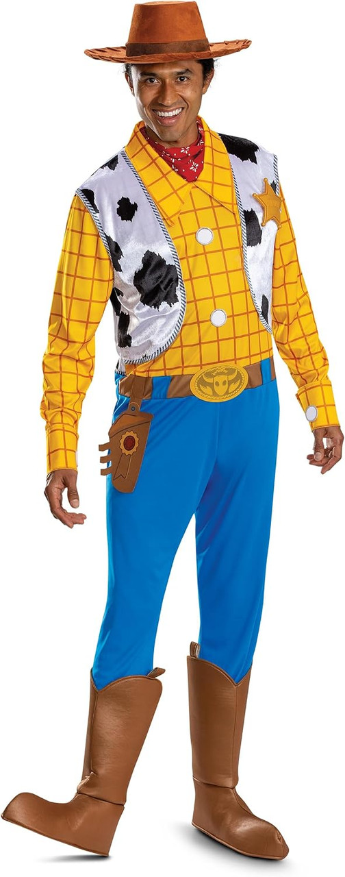 Woody Deluxe Disney Toy Story 5 Movie Fancy Dress Up Halloween