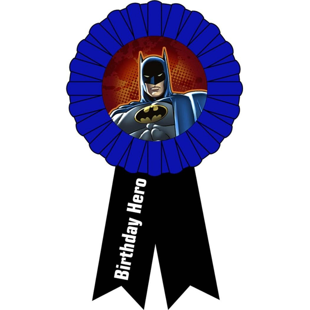 Batman Heroes & Villains Birthday Party Favor Award Ribbon - Parties Plus