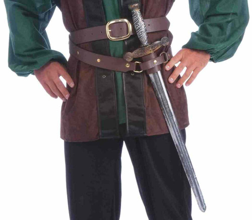 Double Wrap Belt w/Scabard Medieval Fantasy Adult Costume Accessory