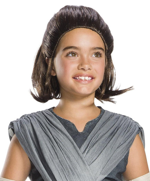 Rey Wig Star Wars Last Jedi Child Costume Accessory