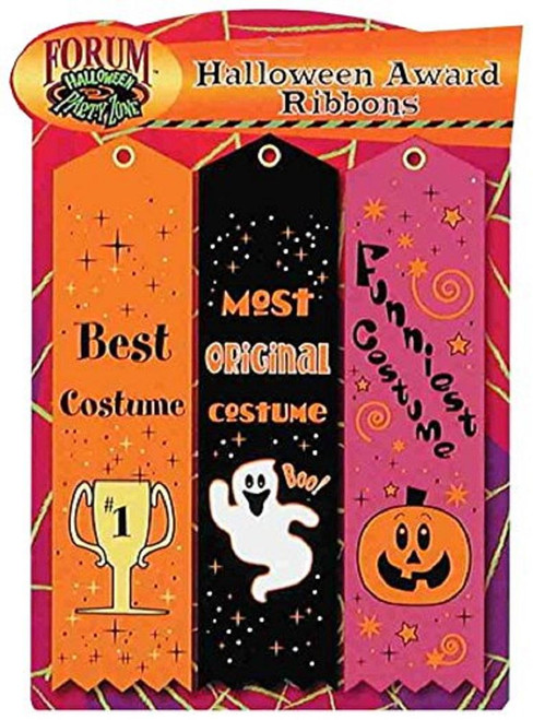Halloween Award Ribbons 3 ct. Halloween Party Favor Set