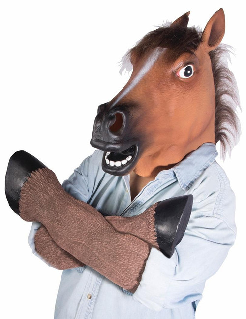 Horse Latex Hoof Hands Animal Instincts Adult Costume Accessory