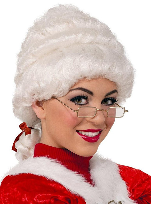 Mrs. Claus Wig Christmas Deluxe Adult Costume Accessory