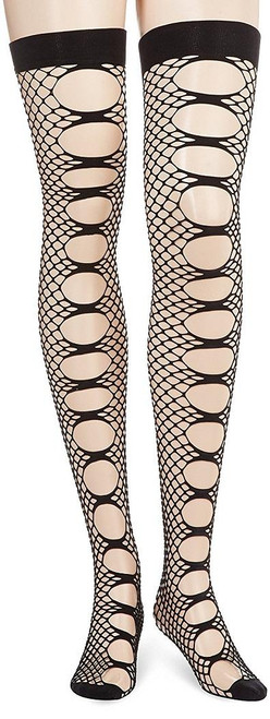 Pothole Net Thigh Highs Adult Costume Accessory