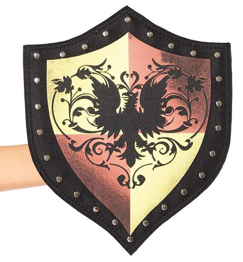 Studded Shield w/Zipper Back Pocket Adult Costume Accessory