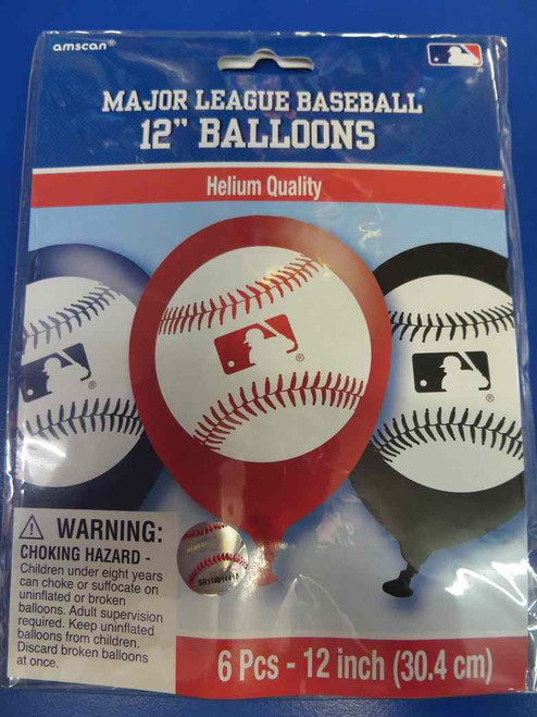 MLB Major League Baseball Sports Party Decoration Latex Balloons