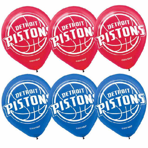 Detroit Pistons NBA Basketball Sports Party Decoration Latex Balloons