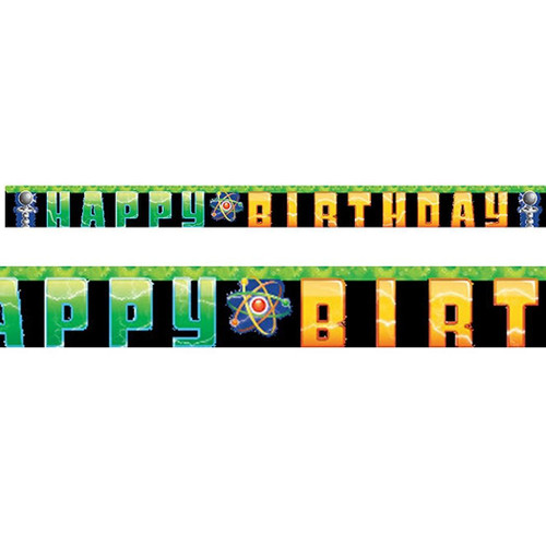 Mad Scientist Birthday Party Decoration Jointed Banner