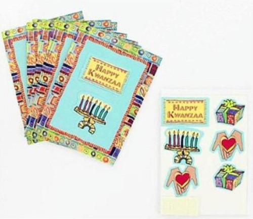 Kwanzaa Holiday Party Note Cards w/Envelopes