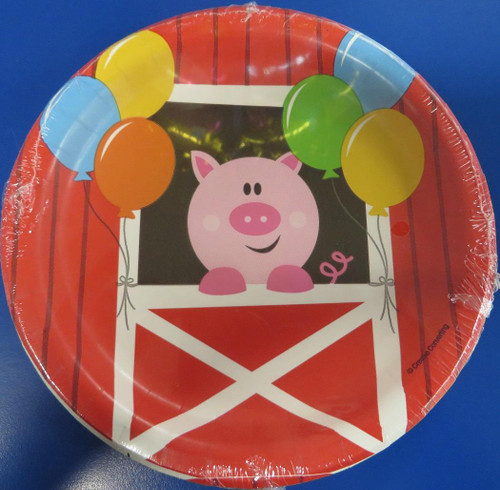 Farmhouse Fun Birthday Party 7" Dessert Plates