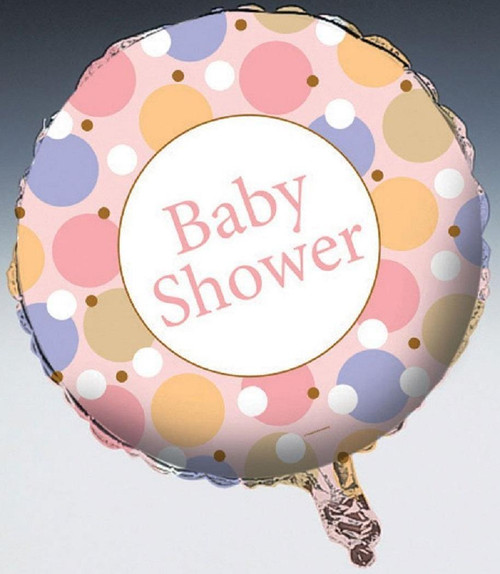 Tiny Toes Pink Baby Shower Party Decoration 18" Mylar Balloon