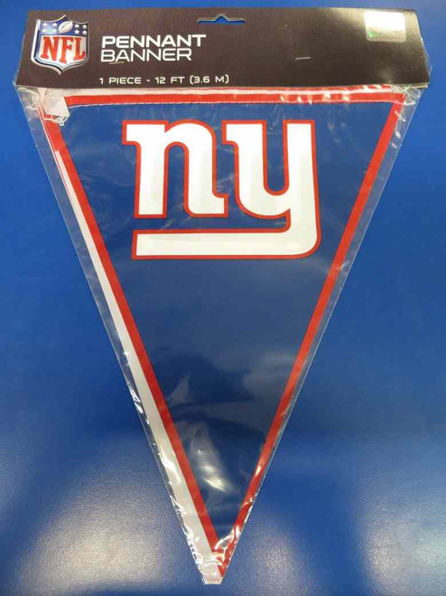 New York Giants NFL Football Sports Party Pennant Flag Banner Decoration