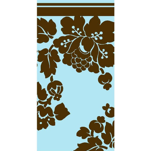 Damask Floral Party Decoration Plastic Tablecover