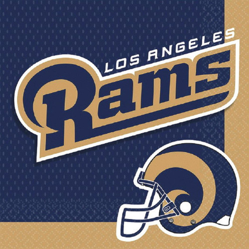 Los Angeles Rams NFL Football Sports Party Luncheon Napkins