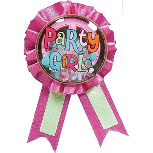 Hippie Chick Birthday Party Favor Confetti Award Ribbon