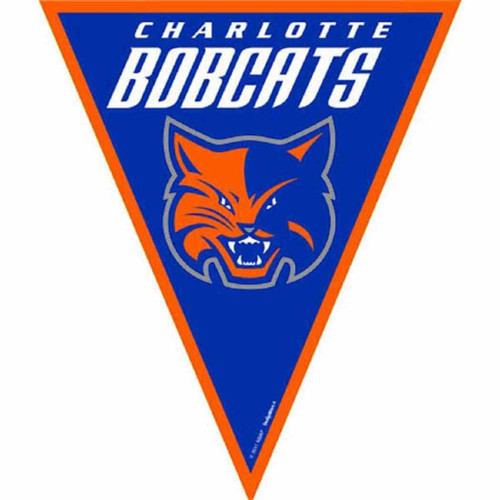 Charlotte Bobcats NBA Basketball Sports Party Pennant Flag Banner