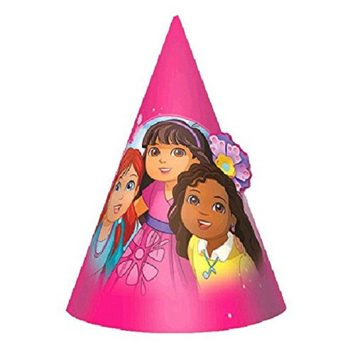 Dora & Friends Birthday Party Favor Cone Hats