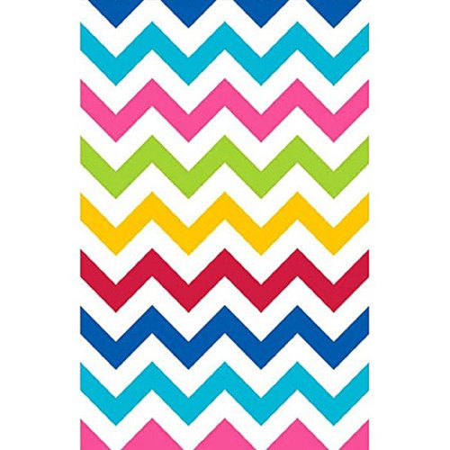 Bright Chevron Theme Party Decoration Paper Tablecover