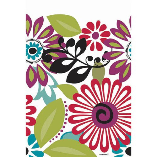 Modern Floral Party Decoration Paper Tablecover