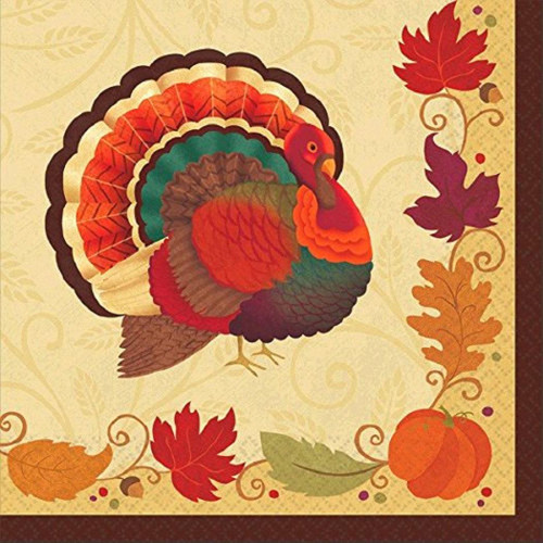 Thanksgiving Holiday Party Bulk Luncheon Napkins