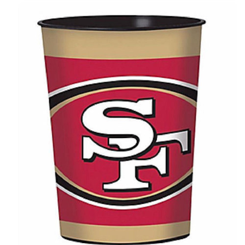 San Francisco 49ers NFL Football Sports Party Favor 16 oz. Plastic Cup