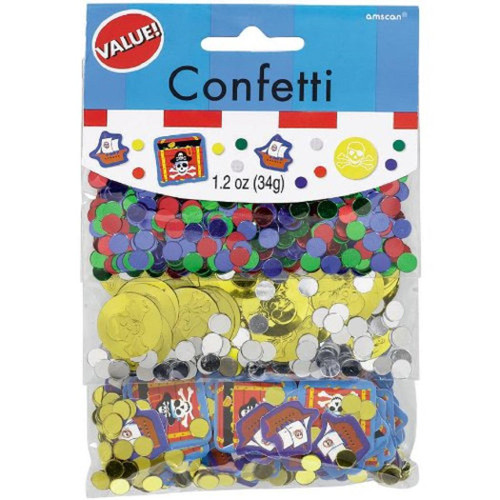 Pirate's Treasure Birthday Party Decoration Confetti 3-Pack