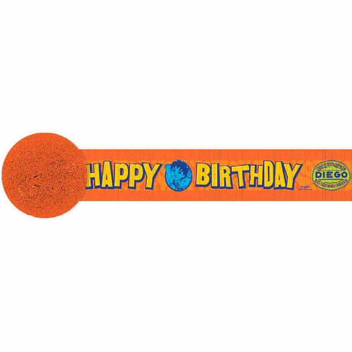 Diego's Biggest Rescue Birthday Party Decoration Crepe Streamer