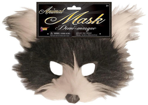 Raccoon Half Mask Costume Accessory
