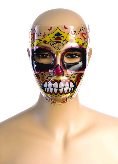 Royalty Mask Day Dead Dia Muertos Fancy Dress Up Halloween Costume Accessory