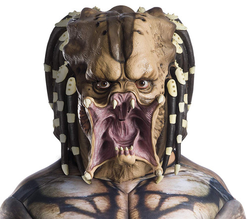 Predator Latex Mask Movie Alien Fancy Dress Halloween Deluxe Costume Accessory