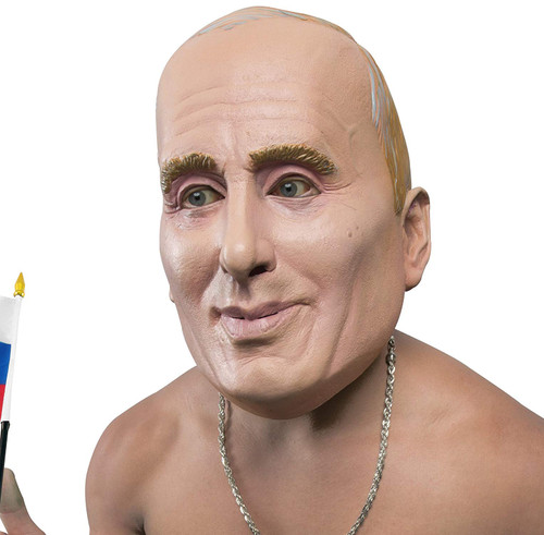 The Vlad Mask Vladimir Putin Fancy Dress Up Halloween Adult Costume Accessory